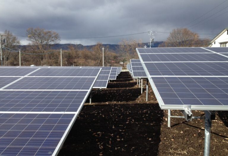 KJC_長野県_太陽光　基礎（杭）　架台　220Kw2